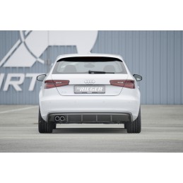 ANADIDO FALDON TRASERO AUDI A3 8V 3 5 PTAS NO S LINE CARBON LOOK
