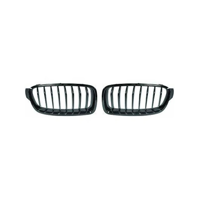 JUEGO REJILLAS BMW F30 11    gt  gt  COLOR NEGRO