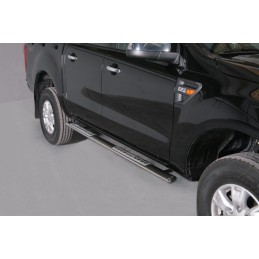 ESTRIBERAS INOX C PLACA ALUMINIO D  CAB FORD RANGER 2012