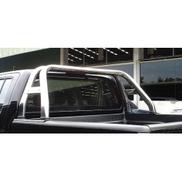 ROLL BAR BULLFACE  Inox   simple sin portafaros   seccion oval  