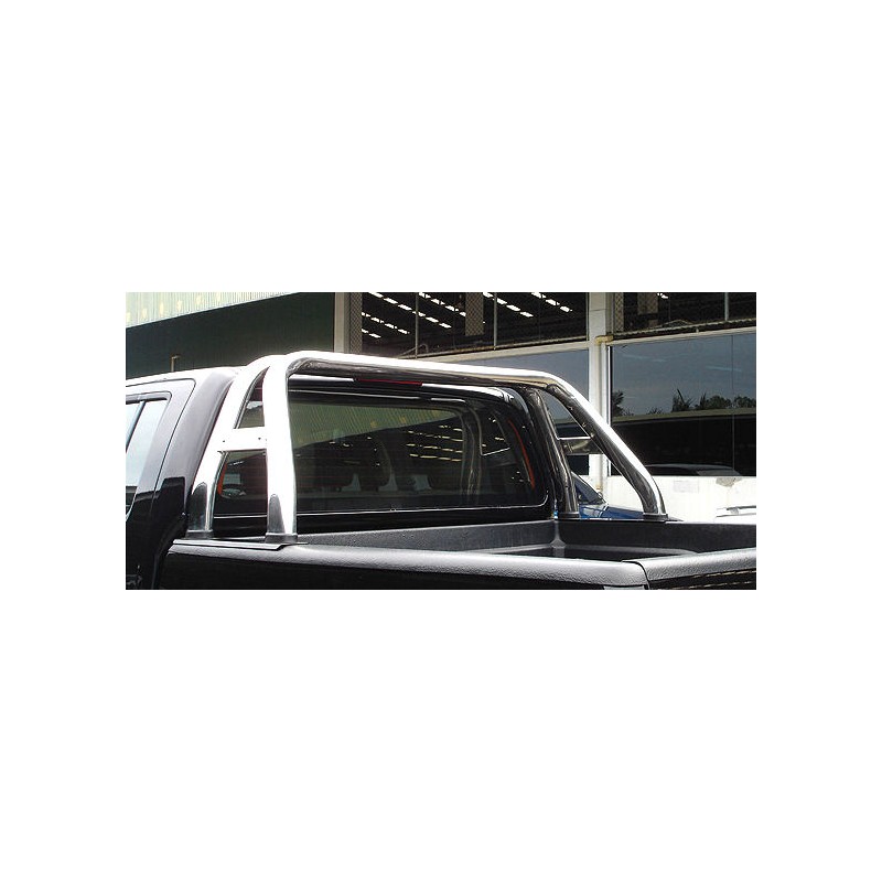ROLL BAR BULLFACE  Inox   simple sin portafaros   seccion oval  
