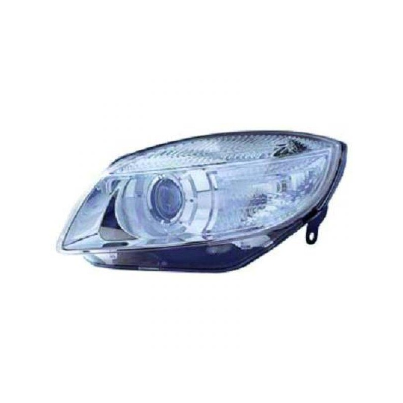 FARO IZQUIERDO SKODA ROOMSTER 06 10 H7 MOTOR SIN LUZ CURVADA
