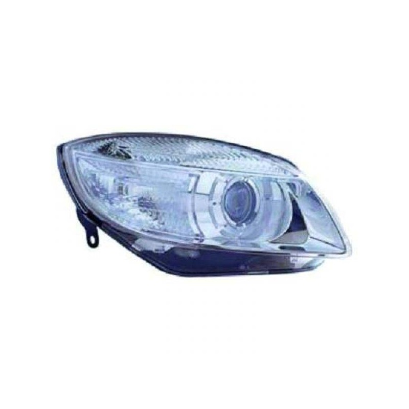 FARO DELANTERO DERECHO SKODA FABIA 06 10 H7 MOTOR CONN LUZ CURVA