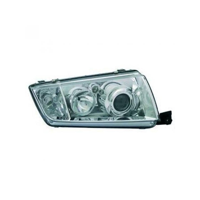 JUEGO FAROS DE DISENO SKODA FABIA 99 07 TYC  SISTEMA DE AUTOREGU