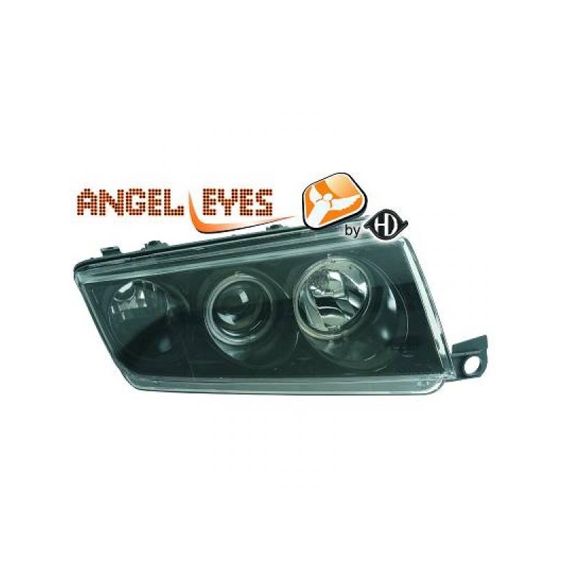JUEGO FAROS DE DISENO SKODA FABIA  04 070  H7 H1 CRISTAL CLARO N