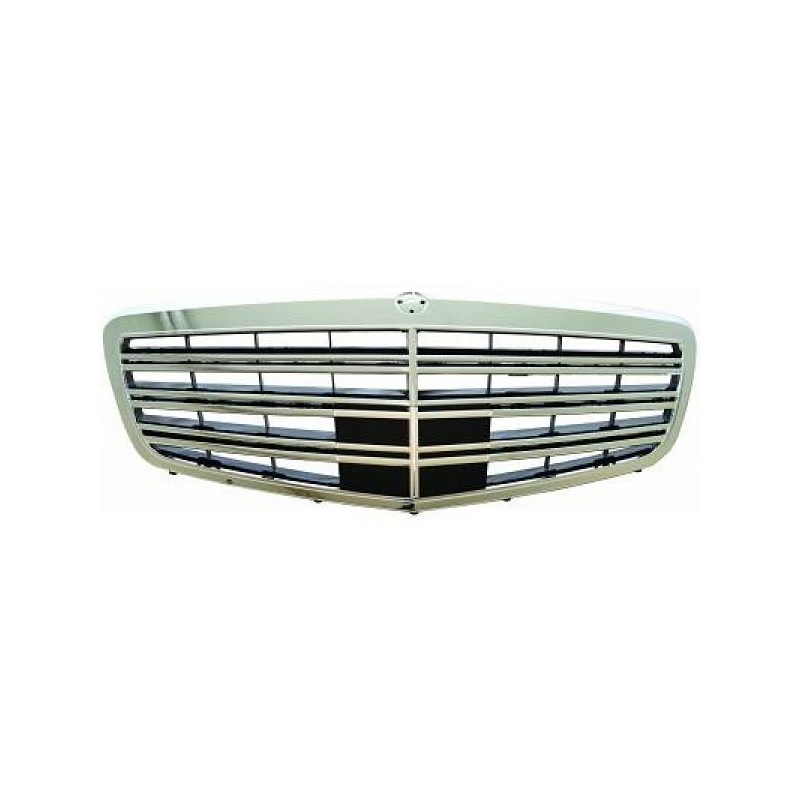 PARRILLA DEPORTIVA MERCEDES W221  05 09  CROMADO NEGRO  SPORTLOO