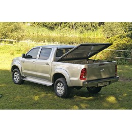Tonnea cover aluminio X C ISUZU D MAX 2012   con barandilla peri