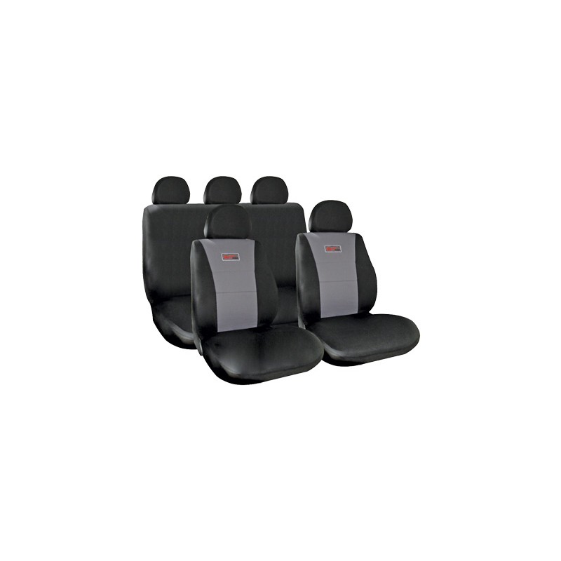 Fundas para Asientos  Juego Completo  10 Piezas  Gris