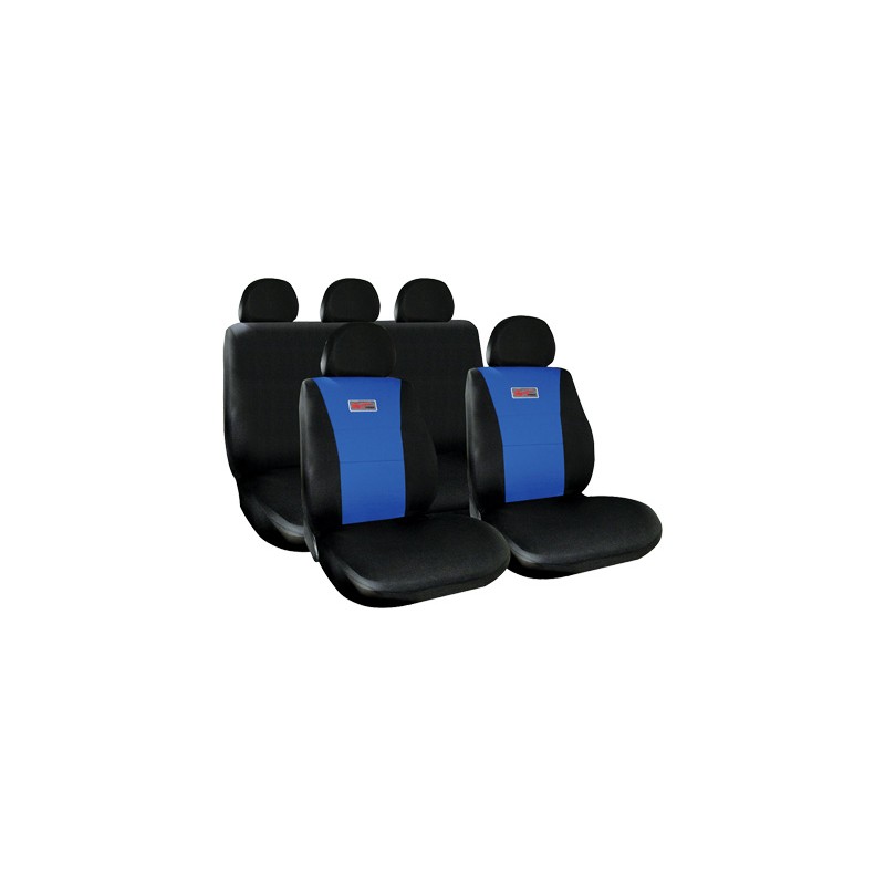 Fundas para Asientos  Juego Completo  10 Piezas  Azul
