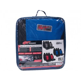 Fundas para Asientos  Juego Completo  10 Piezas  Azul