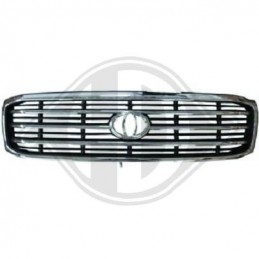 REJILLA DELANTERA TOYOTA LAND CRUISER J10  05 06 cromo  gris PIN