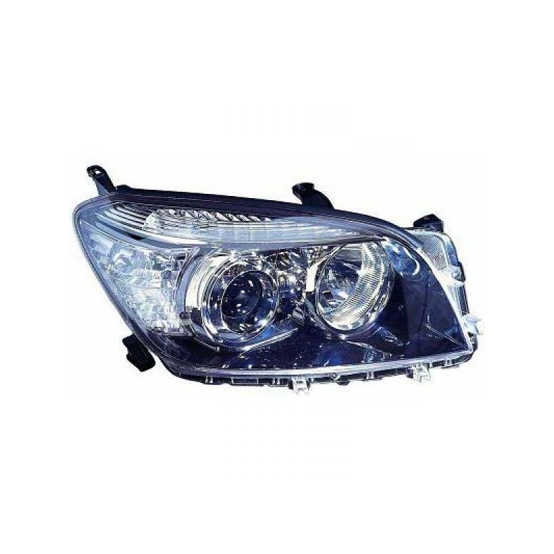 FARO DERECHO TOYOTA RAV 4  06 09 NEGRO H11 HB3 DEPO PARA SISTEMA