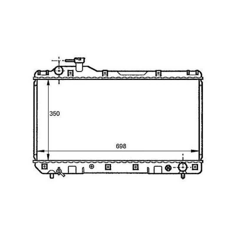 REFRIGERADOR TOYOTA RAV 4  94 00 350X700 M    AC