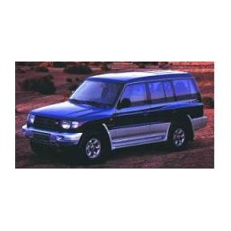 REJILLA MITSUBISHI PAJERO  97 04  CHROME PINTADO  PLATA   NEGRO