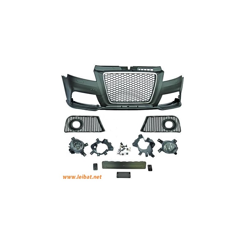 Parachoques delantero Audi A3  08 12 ABS PLASTICO   RS3 OPTICA  