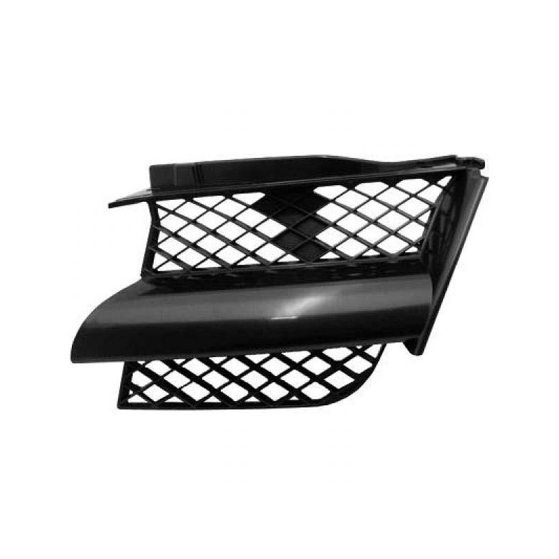 PARRILLA FRONTAL FARO IZQUIERDO MITSUBISHI OUTLANDER  03 04 NEGR