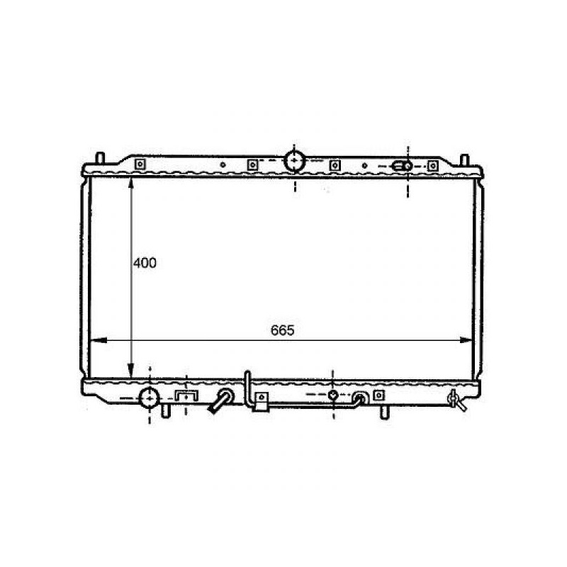 RADIADOR MITSUBISHI CARISMA  95 04     A C 1 6I 1 8I AUTOM 