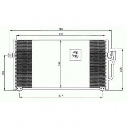 CONDENSADOR MITSUBISHI CARISMA  95 99  610X352X28  1 6 M   A