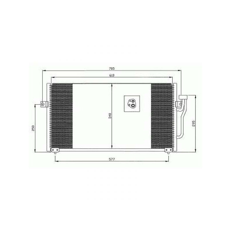 CONDENSADOR MITSUBISHI CARISMA  95 99  610X352X28  1 6 M   A