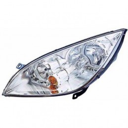 FARO DELANTERO IZQUIERDO MITSUBISHI COLT 04 08 2xH7 MASCARA PLAT
