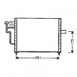 CONDENSADOR MITSUBISHI COLT 92 96  1 3   1 5 MANUAL