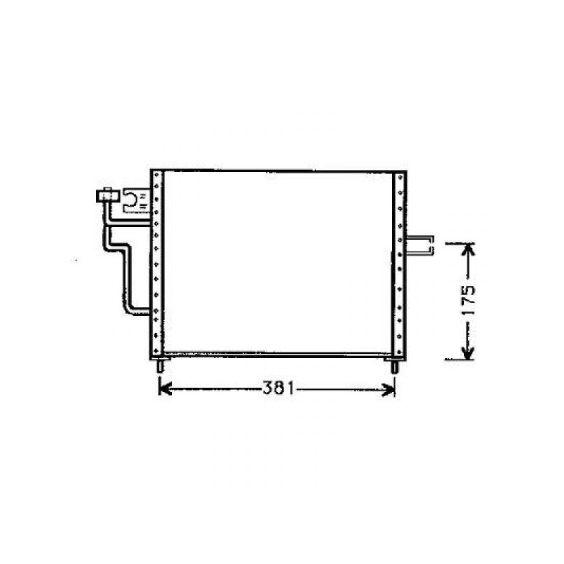 CONDENSADOR MITSUBISHI COLT 92 96  1 3   1 5 MANUAL