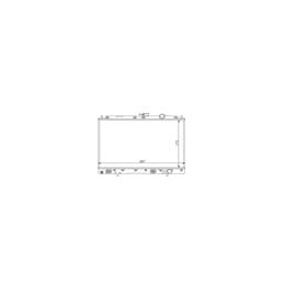 RADIADOR MITSUBISHI GALANT  88 93 375X668 1 8 2 0 AUTOM    AC