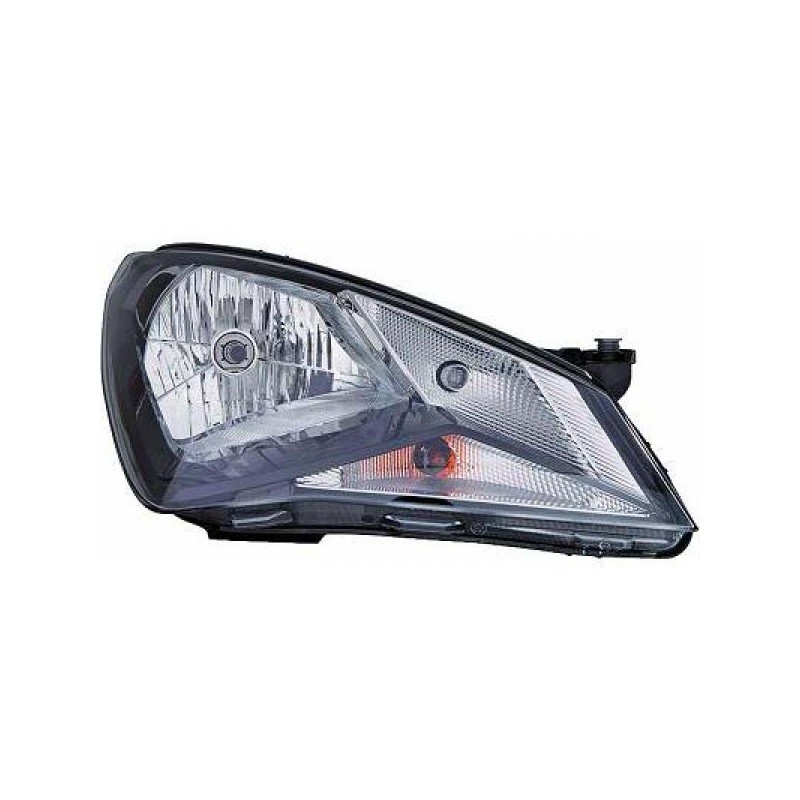 FARO DERECHO SEAT MII   11    gt  gt  negro   H4  el motor Con   Luz D