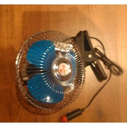 VENTILADOR METAL 12V OSCILANTE 15CM