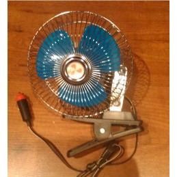 VENTILADOR METAL 12V OSCILANTE 15CM