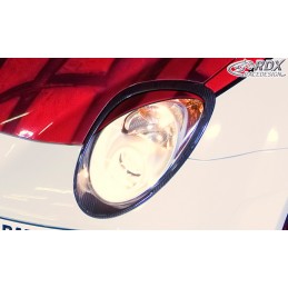 Pestanas faros Alfa Mito 08  plastico negro