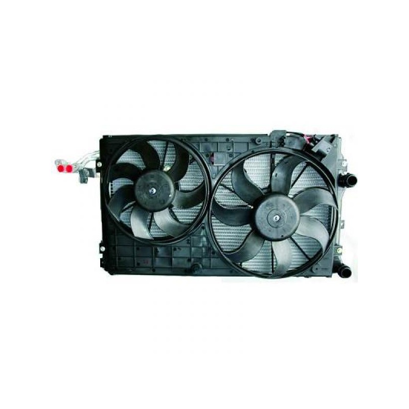 RADIADOR CON VENTILADOR CENTRAL SEAT TOLEDO 04 09  1 9 TDI  A C