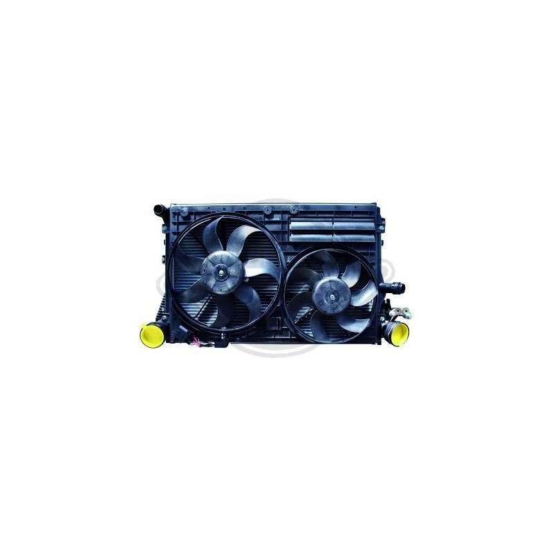 RADIADOR CON VENTILADOR SEAT TOLEDO 04 09  A C 03  gt  gt  2 0 TDI CON