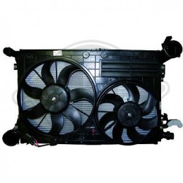 RADIADOR CON VENTILADORES SEAT TOLEDO 04 09   A C 05  gt  gt  2 0 TDI 