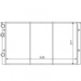 RADIADOR SEAT AROSA 91 97  626X377  2 8   VR6  GTI  6 CIL 