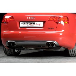 ANADIDO FALDON TRASERO CARBON LOOK PARA SALIDAS ORIGINALES AUDI 