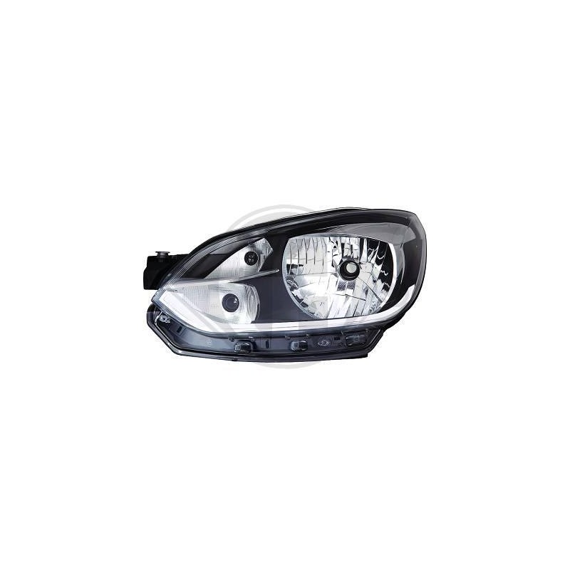 FARO DELANTERO IZQUIERDO VW UP 11  cromado   H4 LWR DEPO