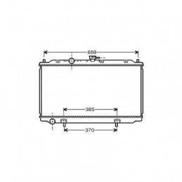 RADIADOR NISSAN ALMERA N16  02 06  gt  M    AC TB  P12 1 6 1 8