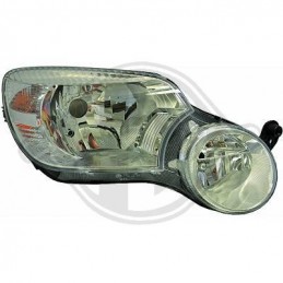 FARO DERECHO SKODA YETI   09 11 13  H4 H7  DEPO CON MOTOR