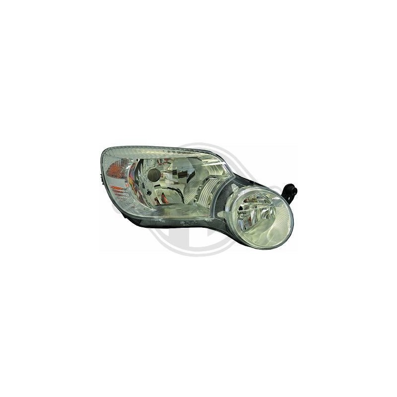 FARO DERECHO SKODA YETI   09 11 13  H4 H7  DEPO CON MOTOR