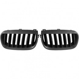 JUEGO PARRILLAS DE DISENO BMW X3 03 10 NEGRAS