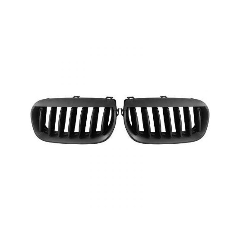 JUEGO PARRILLAS DE DISENO BMW X3 03 10 NEGRAS