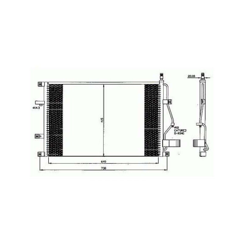 CONDENSADOR VOLVO S60 00 04 635X425