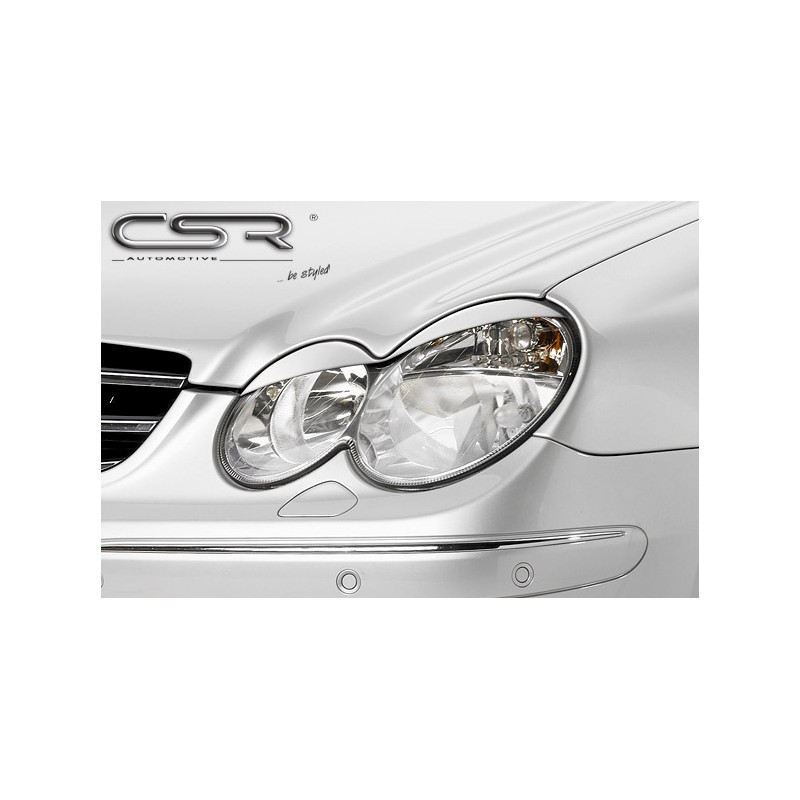 Pestanas faro tuning Mercedes Benz CLK 209 02 10