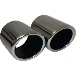 EMBELLECEDOR ESCAPE DOBLE 2x75mm  lt  P gt Tiguan Scirocco 08  Passat