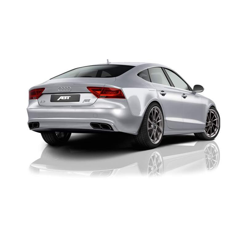 Faldon trasero Audi A7 4G8 ABT   CON ESCAPES  