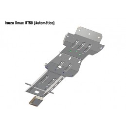 PROTECTORES BAJOS BLINDAJE ARB ISUZI D MAX RT50 12  AUTOMATICO