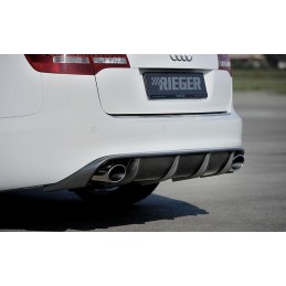 Difusor trasero Audi A6 4F 08 11 no Sline RIEGER carbon look