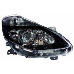 FARO DERECHO RENAULT CLIO  09 12  LUZ CURVA VALEO H1 H7 H7 NEGRO