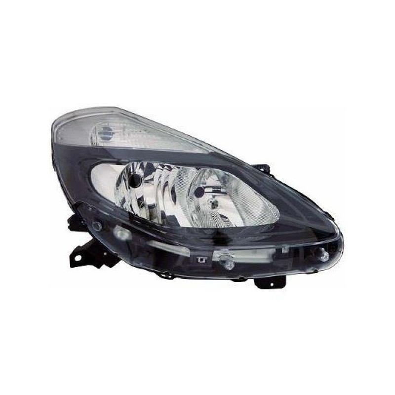FARO DERECHO RENAULT CLIO  09 12  NEGRO TYC H7 H7 CON MOTOR